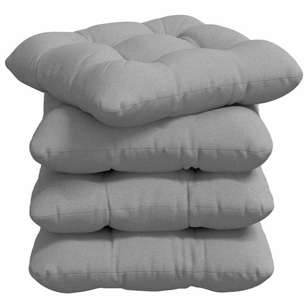 Sittkuddar 4 pcs Moln Grå 40 x 40 x 12 cm tyg
