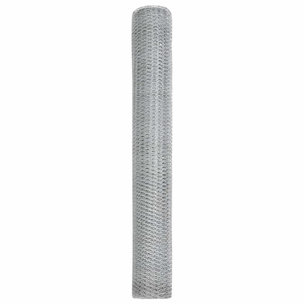 Hexagonstängsel Silver 1 x 10 m Galvaniserat stål