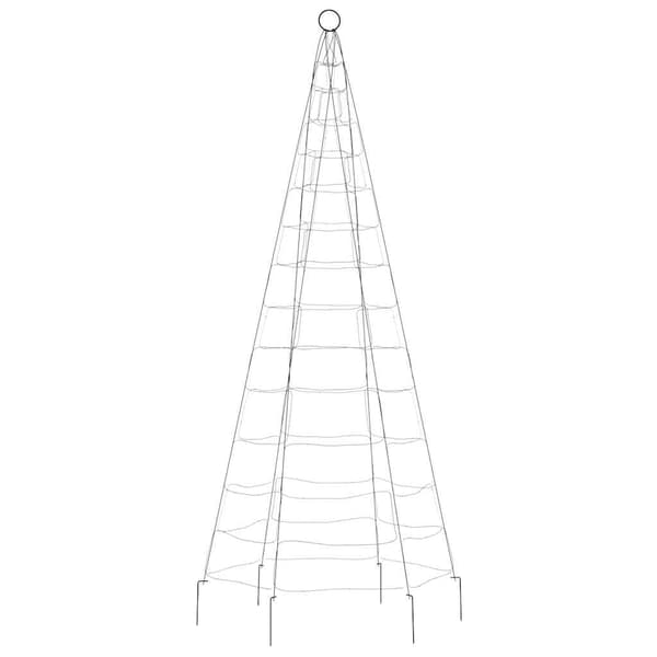 LED julgran 200 LED varmvit 180 cm