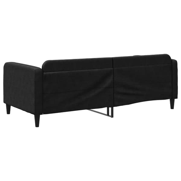 Dagbädd svart 90x200 cm tyg