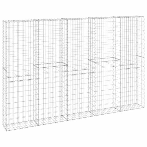 Gabionmur galvaniserat stål 300x30x200 cm
