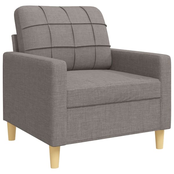 Soffgrupp 3 delar taupe tyg