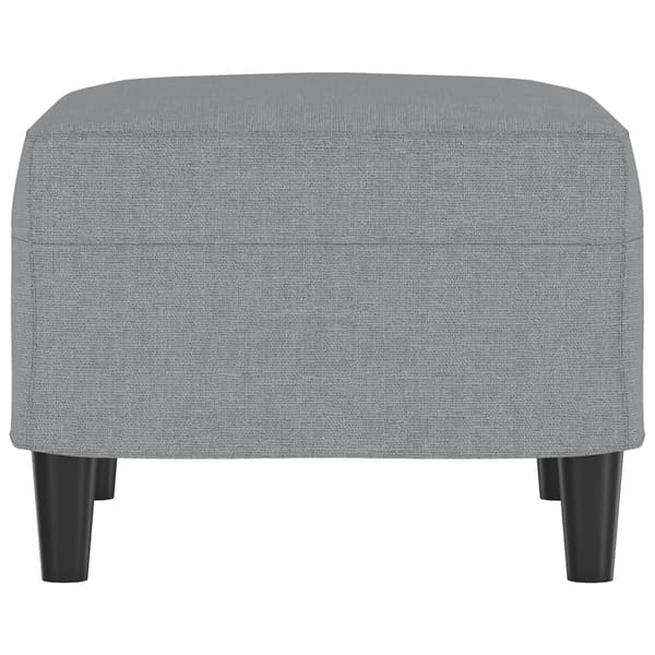 Fotpall Ljusgrå 60x50x41 cm tyg