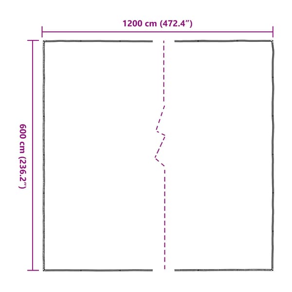 Växtskydd Transparent 6 x 12 m PE