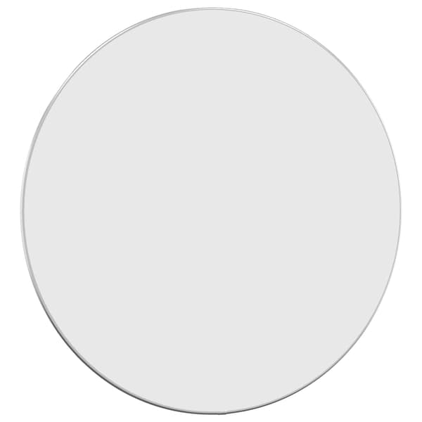 Väggspegel silver Ø 60 cm rund