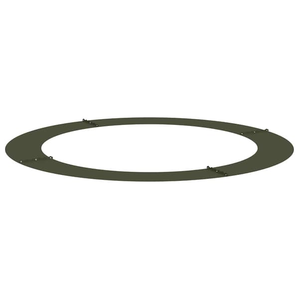 lämplig för Flat Trädringar 5 pcs Olivgrön Ø90 / 120 cm Stål