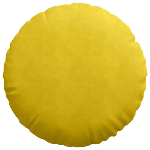 Sittkuddar 2 pcs Gul Ø 80 x 29 cm Sammet