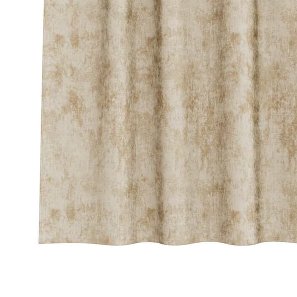 Sammetsgardiner 2 st Kräm 260 x 140 cm Sammet