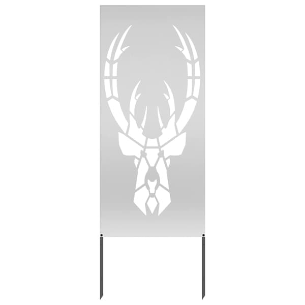 Trädgårds integritetsskärm Silver 50 x 140 cm Galvaniserat stål