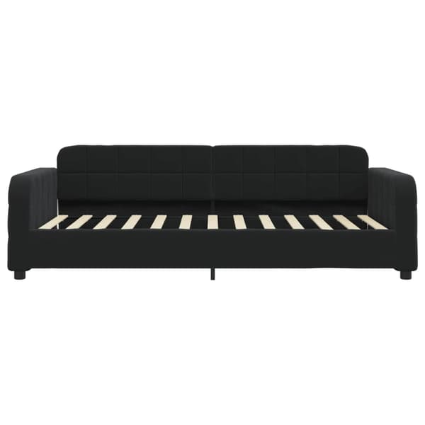 Dagbädd svart 90x200 cm sammet