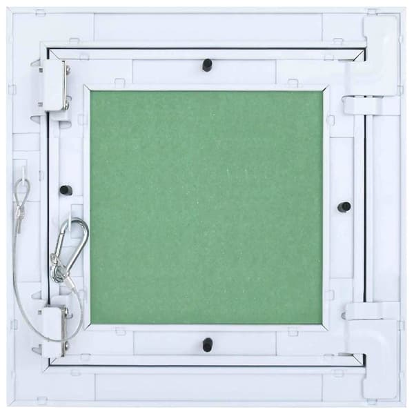 Åtkomstpanel Grön och Silver 30 x 30 cm Aluminium och gips