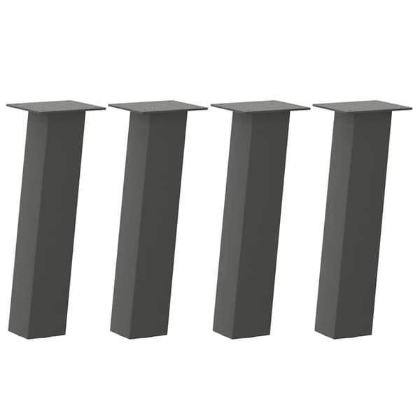 Soffbordsben 4 st antracit 42 cm stål
