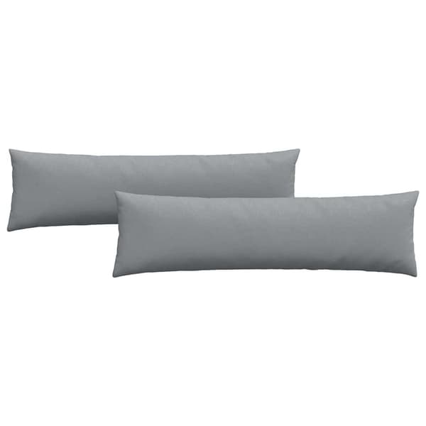 Sofakuddar 2 pcs Ljusgrå 145 x 40 cm tyg