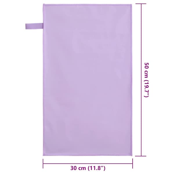 Sporthanddukar 2 pcs Lila 50 x 30 cm Polyester och polyamid