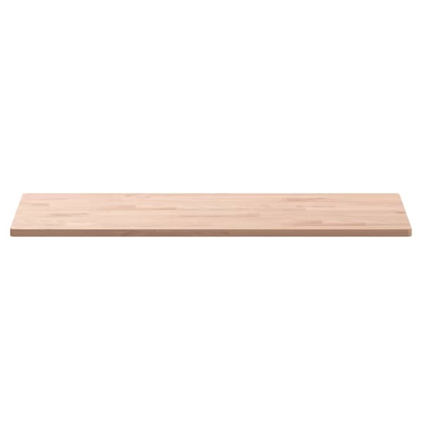 Bordsskiva 80x40x1,5 cm rektangulär massivt bokträ