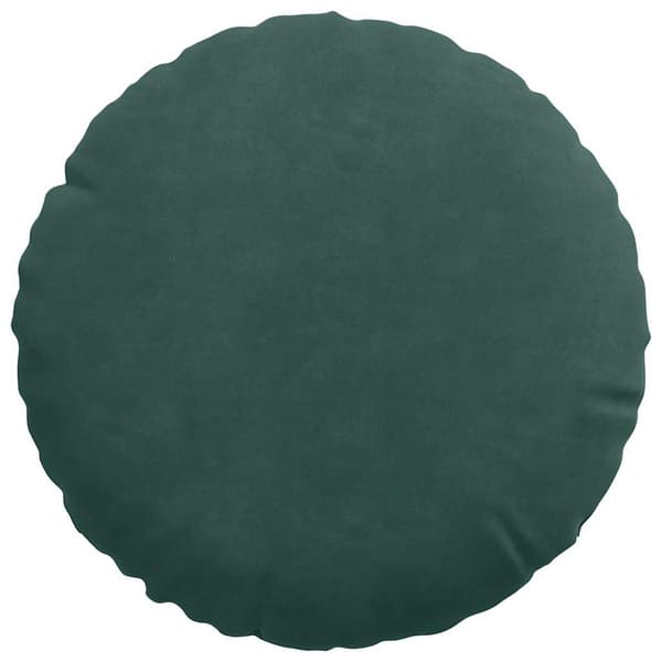 Sittkuddar 2 pcs Mörkgrön Ø30 x 13 cm Sammet
