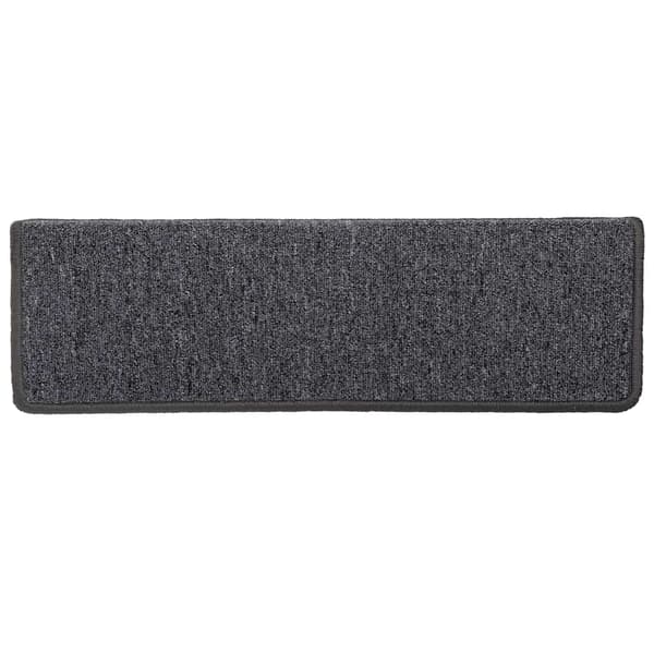 Trappmattor 30 st 65x21x4 cm mörkgrå rektangulär kant