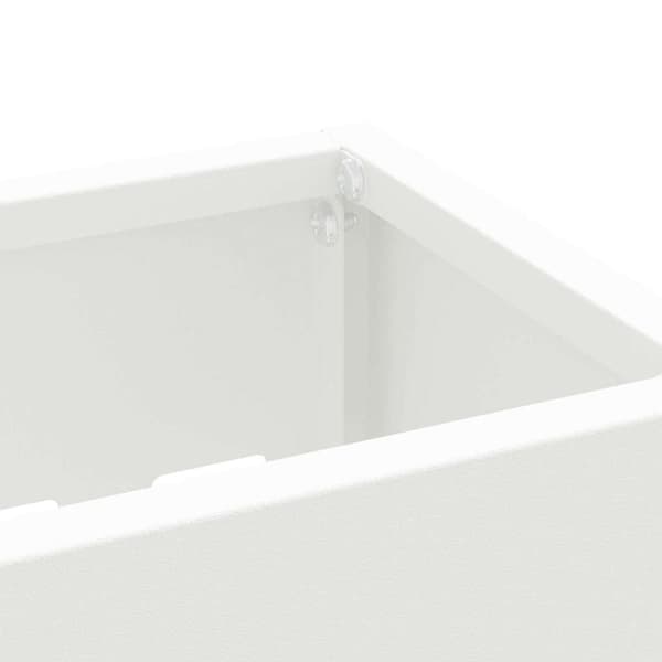 Regn Paraplyställ Vit 28 x 12 x 41 cm Stål