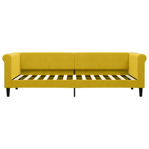 Dagbädd gul 80x200 cm sammet