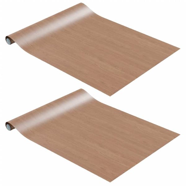 Dekorplast 2 st ljus ek 500x90 cm PVC