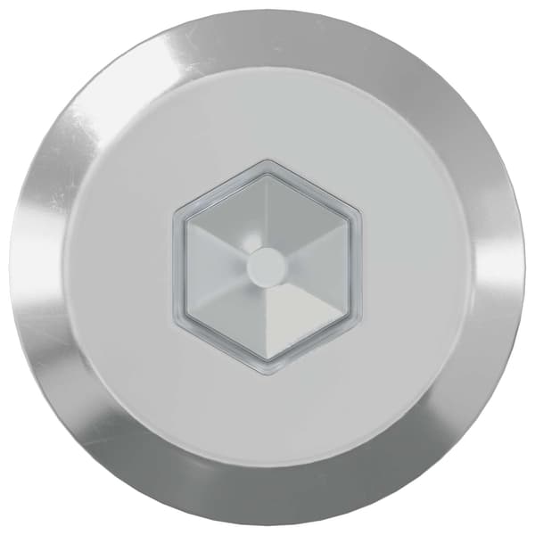 Möbelskruvar 2 pcs Silver M6 x 70 mm Stål