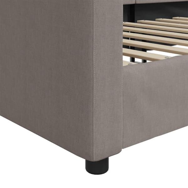 Dagbädd taupe 80x200 cm tyg