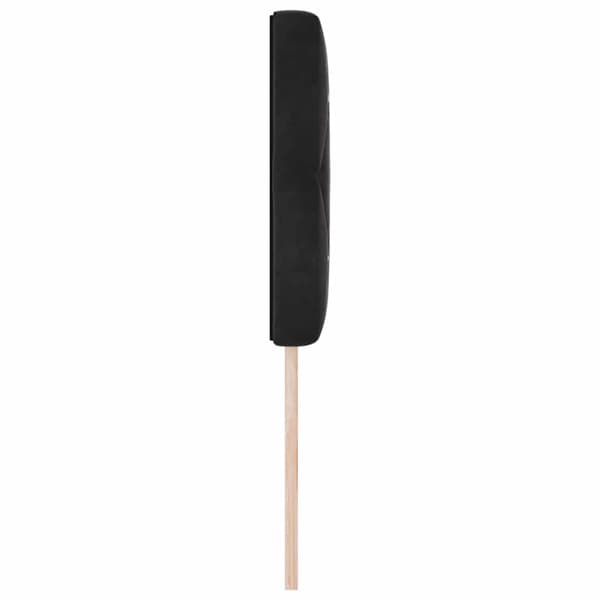 Huvudgavel Svart 80 cm Sammet