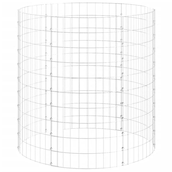 Kompost Ø100x100 cm galvaniserat stål