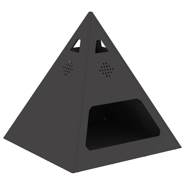 Eldstad Svart 50 x 50 x 51 cm cortenstål