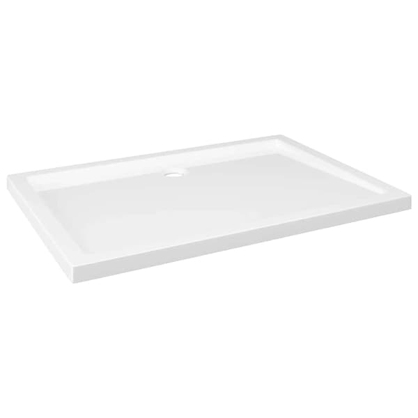 Duschkar rektangulärt ABS vit 70x100 cm