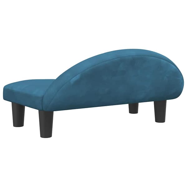 Hundbädd blå 70x52x30 cm sammet