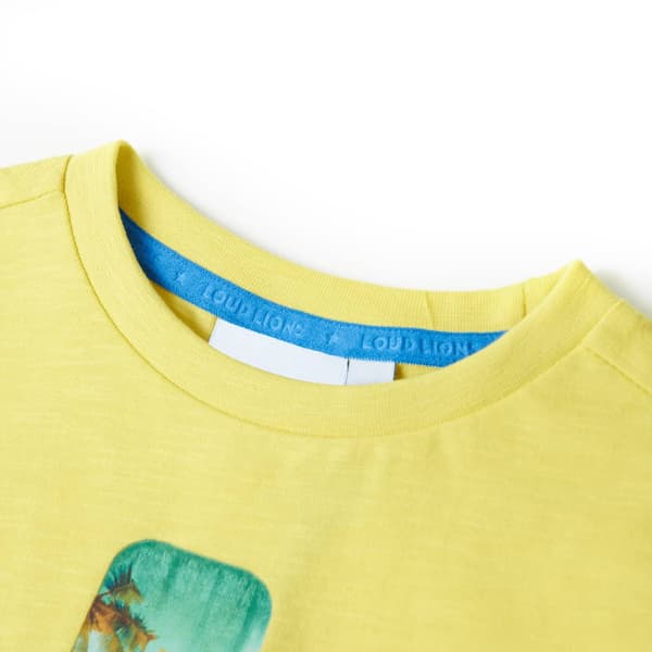 T-shirt för barn gul 116