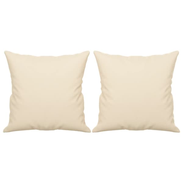 3-sitssoffa med prydnadskuddar beige 180 cm mikrofibertyg