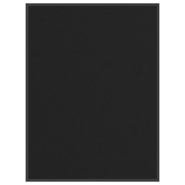Dörrmatta svart 90x120 cm