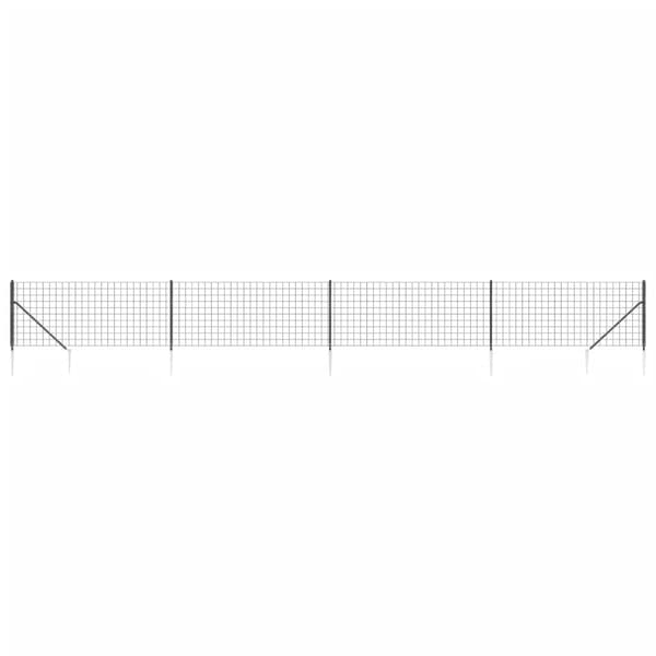 Stängsel med markspett antracit 1x10 m