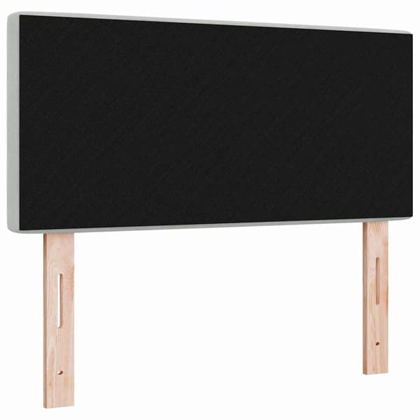 Huvudgavel Ljusgrå 100 cm Sammet