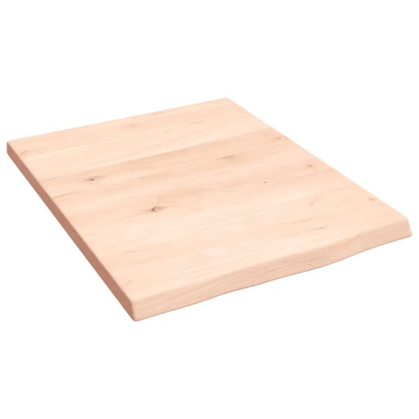Hyllplan 40x50x2 cm obehandlad massiv ek