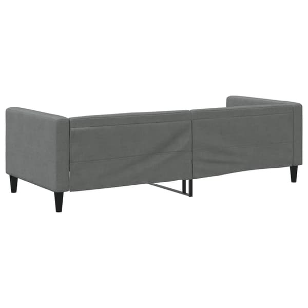 Dagbädd mörkgrå 80x200 cm tyg