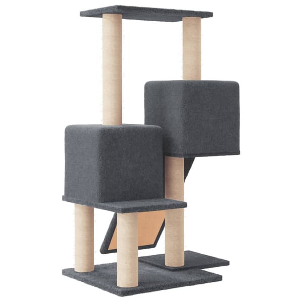 Klösträd med sisalpelare mörkgrå 82 cm