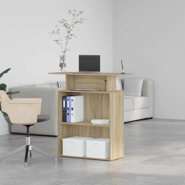 Receptionsdisk Sonoma Ek 100x40x104 cm Konstruerat trä