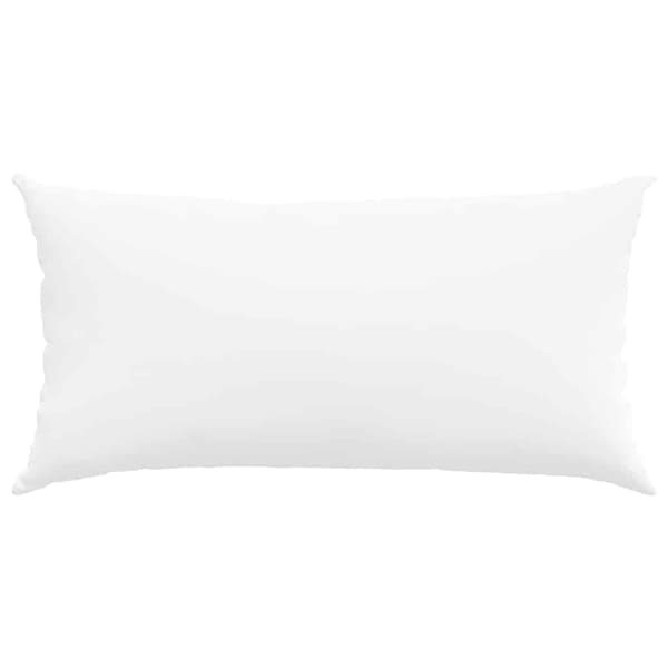 Sofakuddar 2 pcs Vit 80 x 40 cm tyg