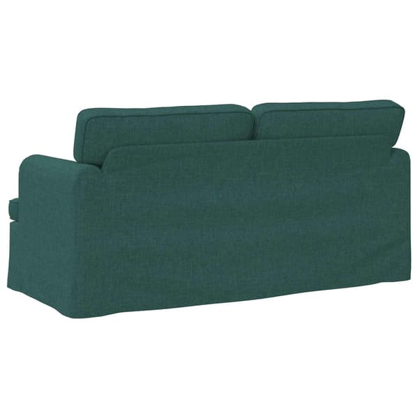 Soffa Mörkgrön 162 x 80 x 85 cm tyg