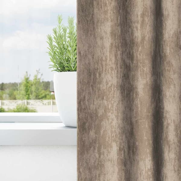 Sammetsgardiner 2 pcs champagne 175 x 140 cm Sammet