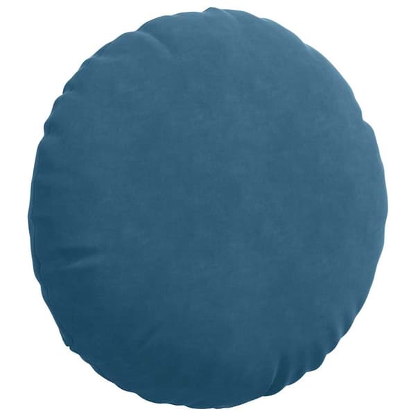 Sittkuddar 2 pcs Blå Ø50 x 19 cm Sammet