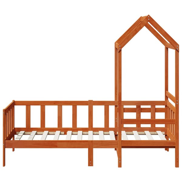 Dagbädd Set 2 pcs Vaxbrun Massiv furu