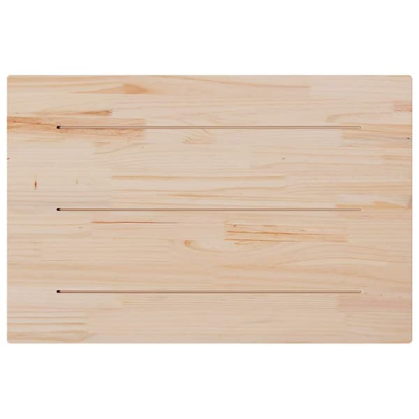 Bordsskivor 3 st 80x53x2,5 cm rektangulär massiv furu