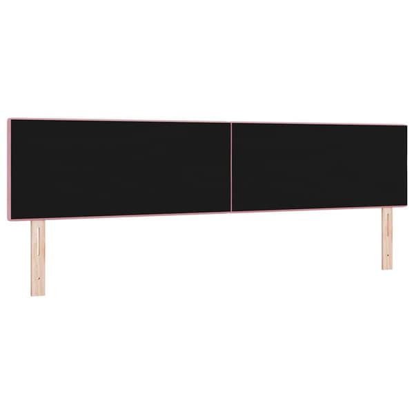 Huvudgavel Rosa 200 cm Sammet