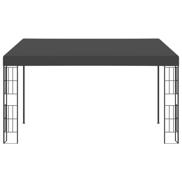 Väggmonterad paviljong 3x4 m antracit tyg