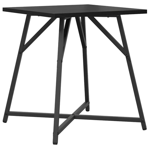 Sidobordsset 2 pcs Svart Ek