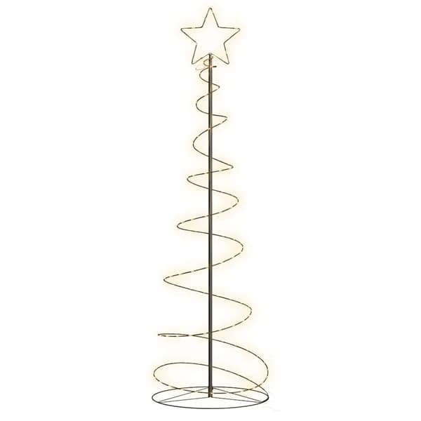 LED julgran 120 LEDs varmvit 180 cm